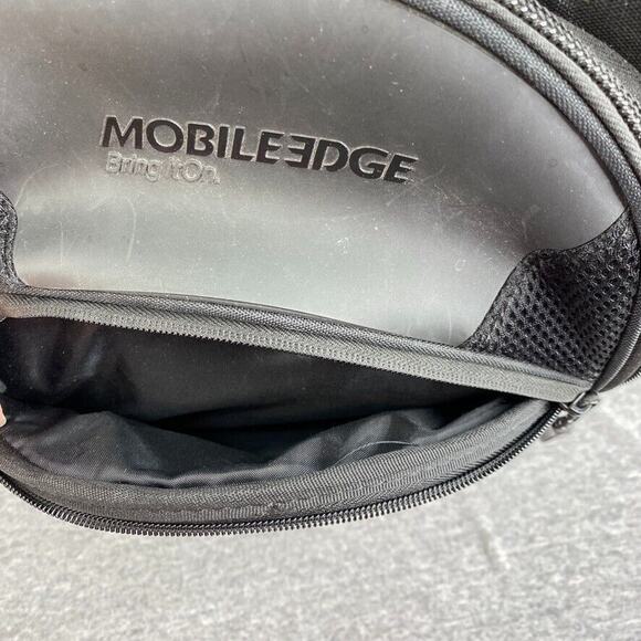 Mobile Edge Backpack Black Padded Bring It On Laptop Book Bag Computer Pockets - Picture 10 of 16